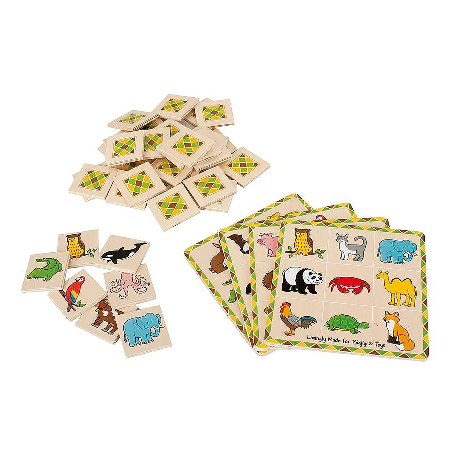 Jocuri de memorie - Joc de memorie - Loto BIGJIGS Toys 3 ani+