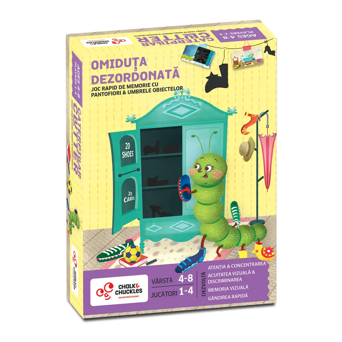 Joc de memorie - Omiduta dezordonata Chalk and Chuckles 4 ani+ [5]