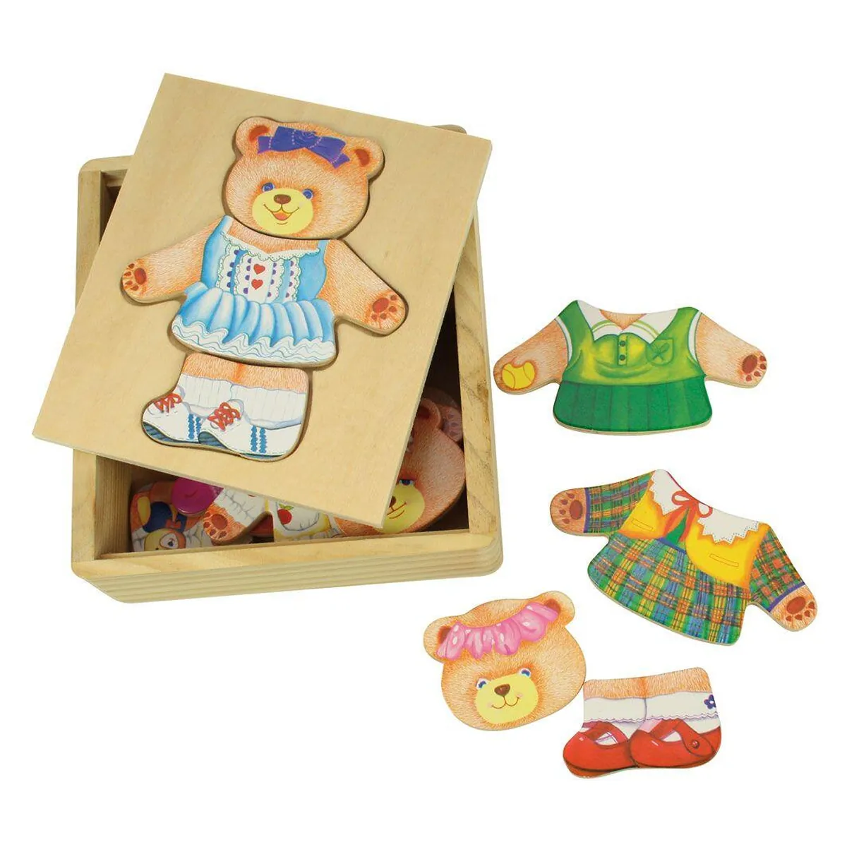 Joc de potrivire - doamna Urs BIGJIGS Toys 6 ani [1]