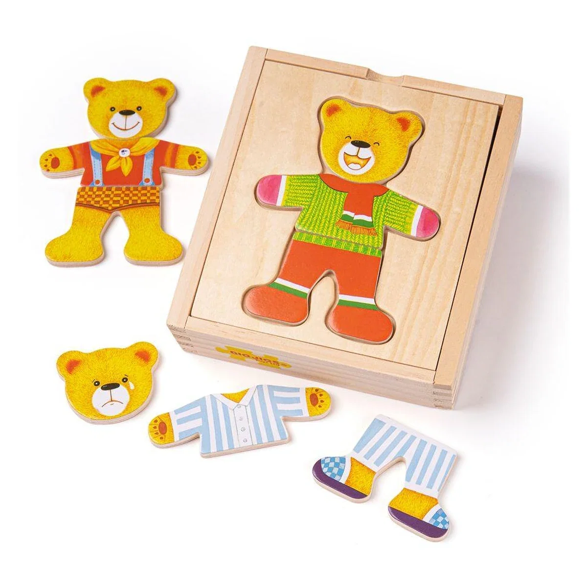 Jucarii interactive - Joc de potrivire - domnul Urs BIGJIGS Toys 6 ani