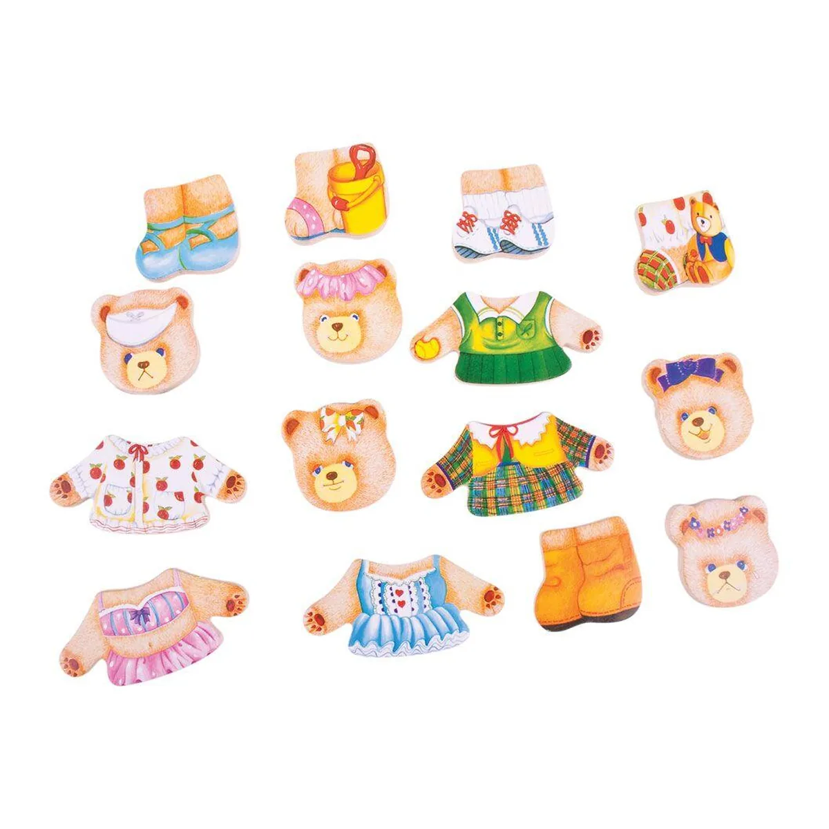 Joc de potrivire - Familia ursuletilor BIGJIGS Toys 6 ani [3]