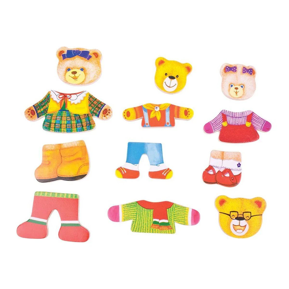 Joc de potrivire - Familia ursuletilor BIGJIGS Toys 6 ani [6]