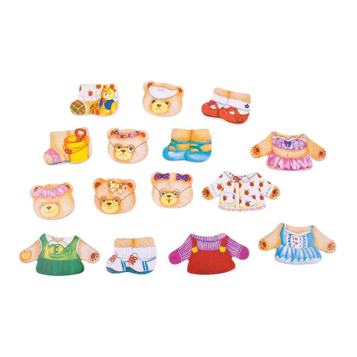 Joc de potrivire - Familia ursuletilor BIGJIGS Toys 6 ani [5]
