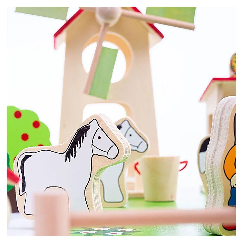 Joc de rol - Ferma vesela BIGJIGS Toys 3 ani+ [5]
