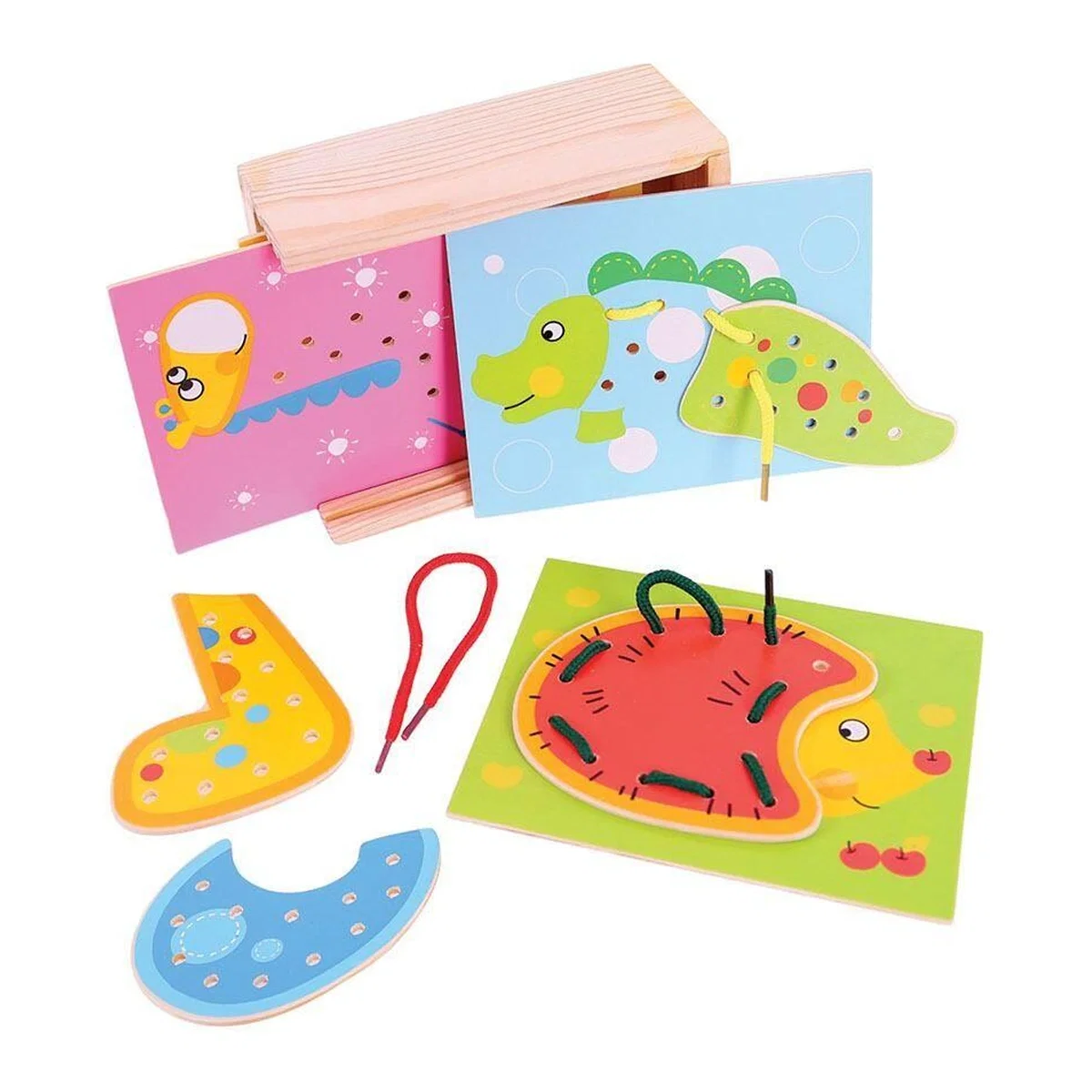 Jocuri de indemanare - Joc de snuruit - Animalute BIGJIGS Toys 7 ani