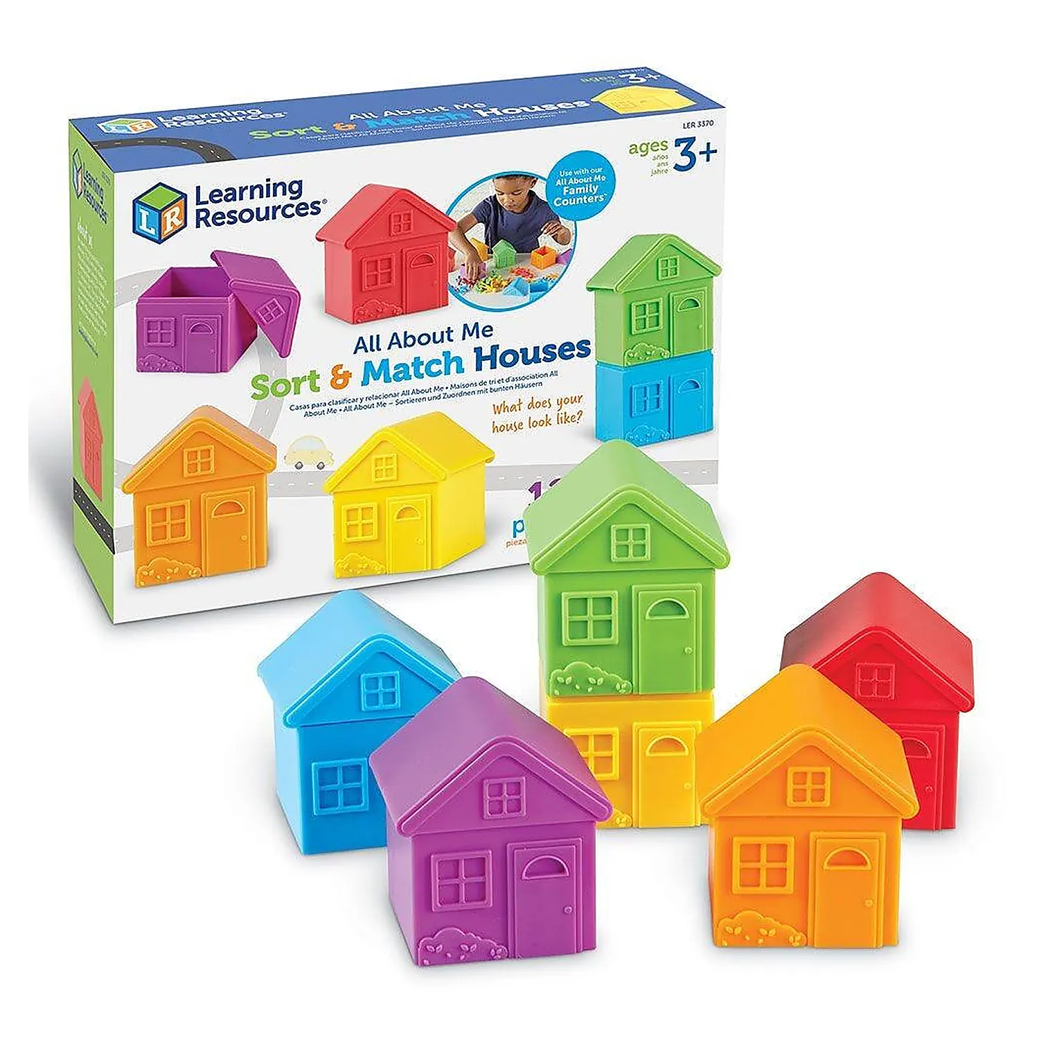 Jucarii interactive - Joc de sortare - Casute colorate Learning Resources 7 ani