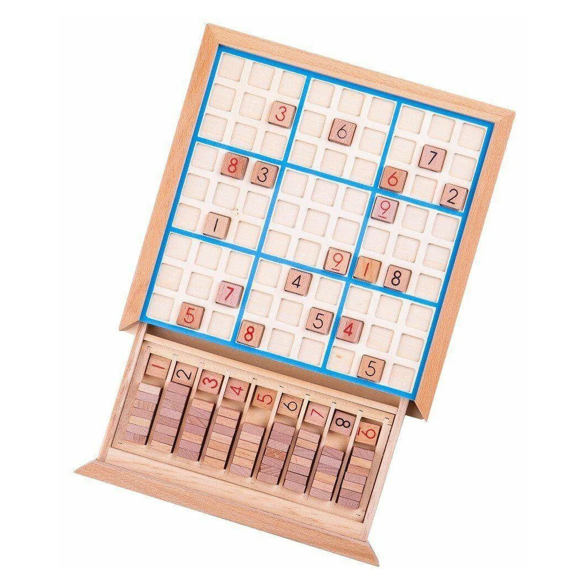 Iq Games - Joc din lemn - Sudoku BIGJIGS Toys 3 ani+