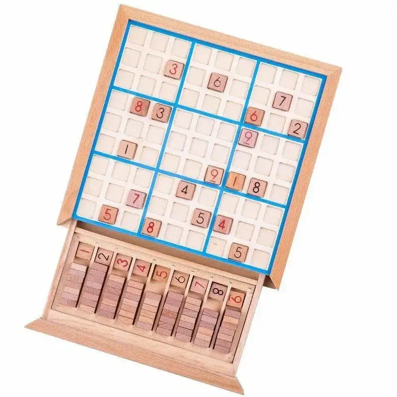 Iq Games - Joc din lemn - Sudoku de la BIGJIGS Toys