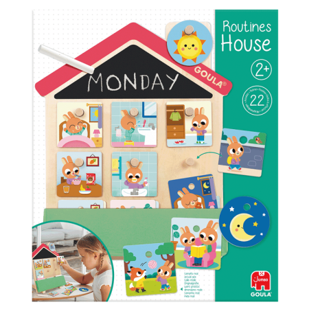 Joc educativ - Casuta cu activitati zilnice GOULA 24 luni+ [2]