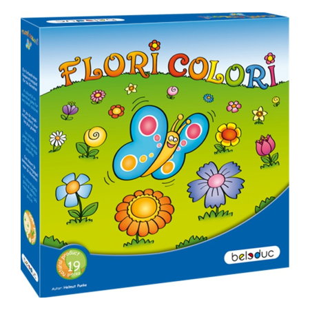 Jucarii din lemn - Joc Florile Colorate Beleduc