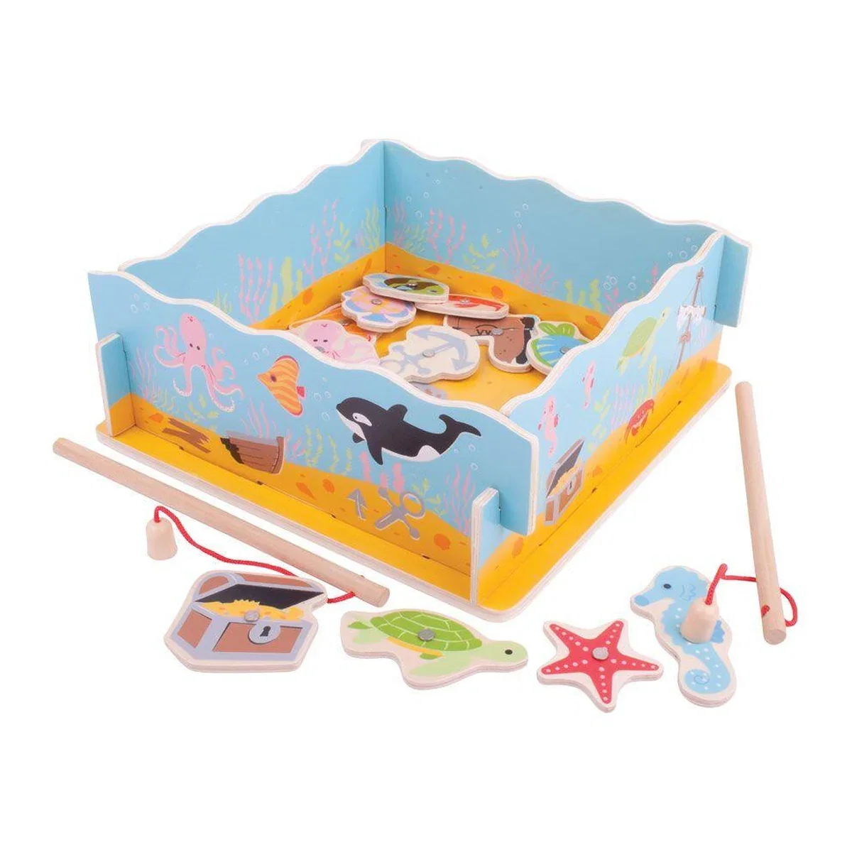 Joc magnetic - Hai sa pescuim BIGJIGS Toys 3 ani+ [3]