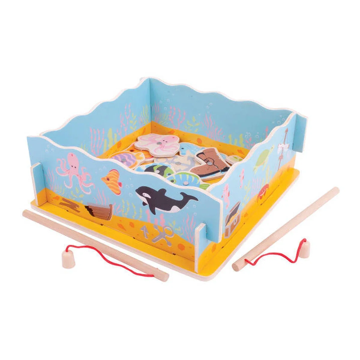 Joc magnetic - Hai sa pescuim BIGJIGS Toys 3 ani+ [2]