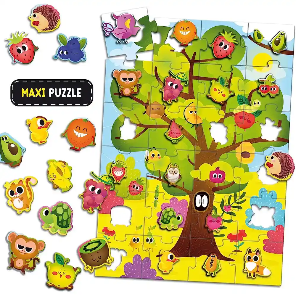 Joc Montessori 2 in 1 - Fructe LISCIANI 3 ani+ [3]