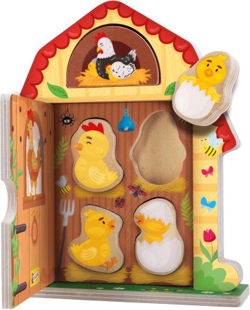Joc Montessori - Gaina cu pui [1]