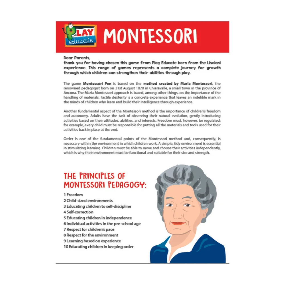 Joc Montessori - Scoala de scris LISCIANI 3 ani+ [2]