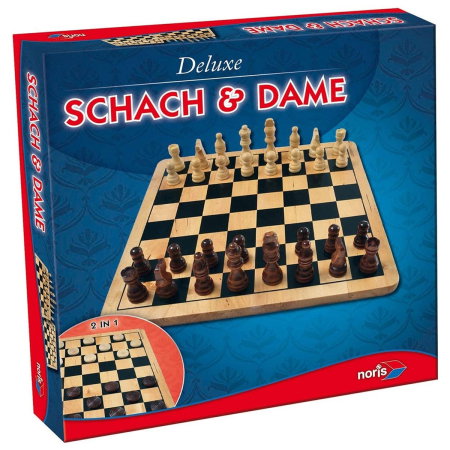 Jocuri de memorie - Joc Noris Deluxe Chess and Checkers 6 ani +