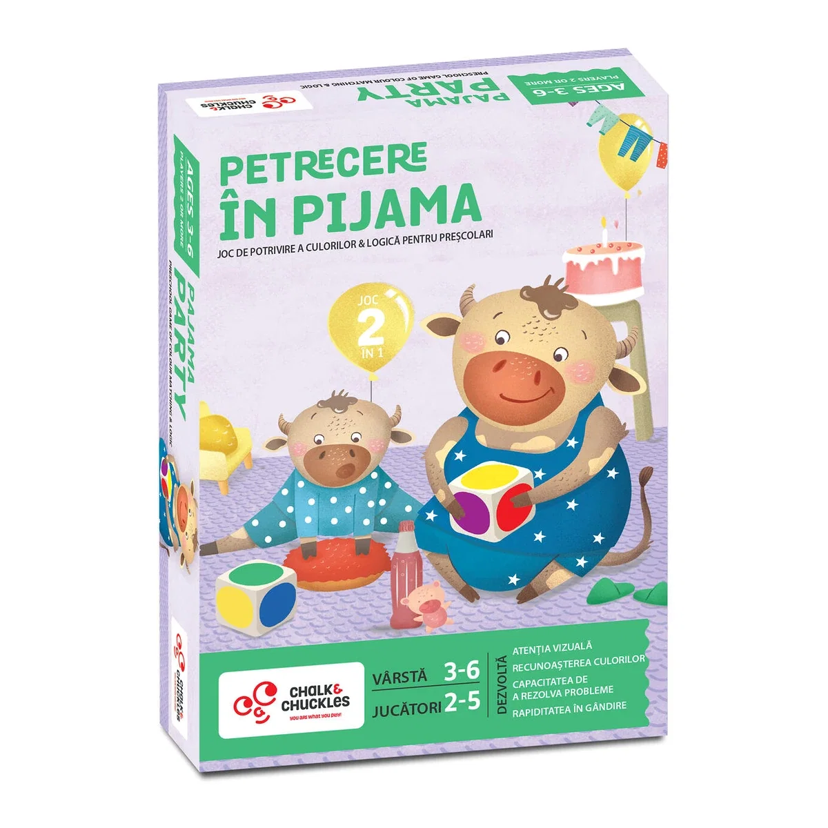 Iq Games - Joc - Petrecere in pijama Chalk and Chuckles 3 ani+