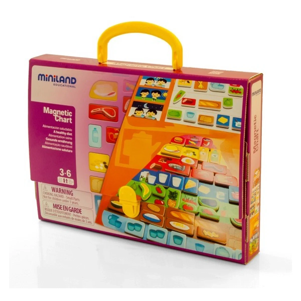 Jucarii educative - Joc Piramida alimentelor Miniland