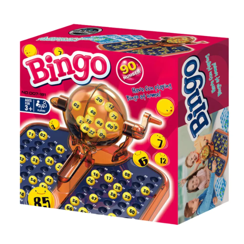 Jocuri de societate - Joc societate - Bingo (90 bile) Bufnitel 3 ani+