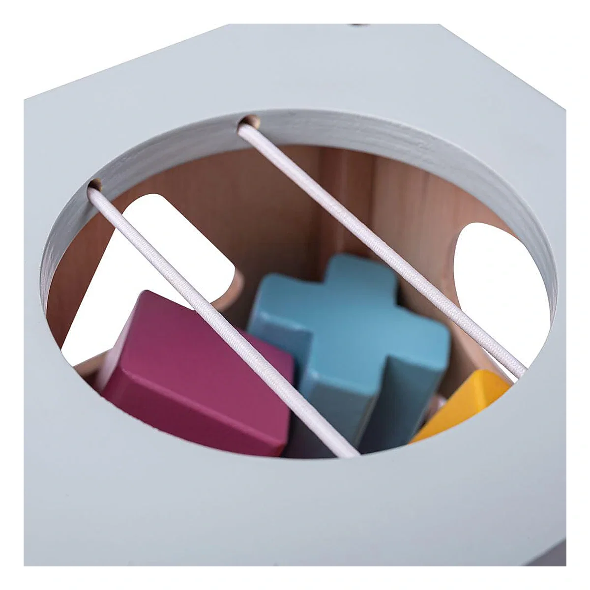 Joc sortare - Cubul magic (pastel) BIGJIGS Toys 12 luni+ [2]