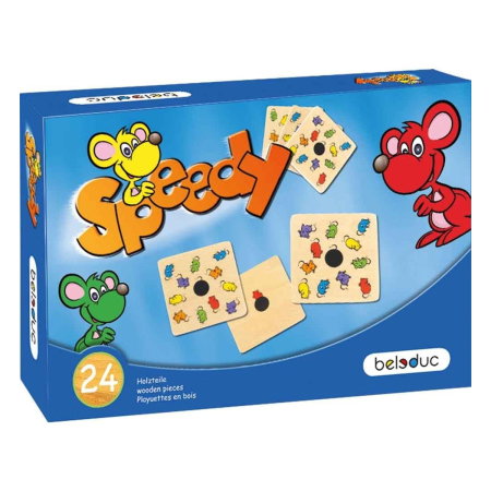 Jucarii din lemn - Joc Speedy Beleduc - 4 ani+