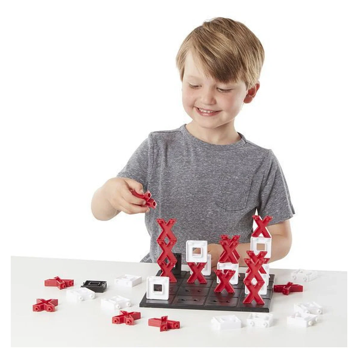 Joc X si O 3D Tic Stac Toe Melissa and Doug 3 ani [1]