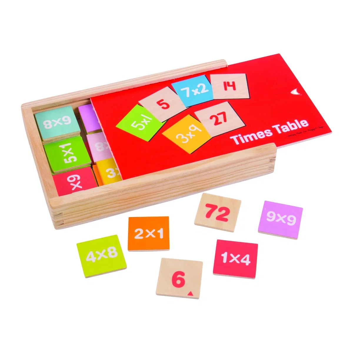 Litere, limbaj, cifre - Jocul inmultirilor BIGJIGS Toys 6 ani+
