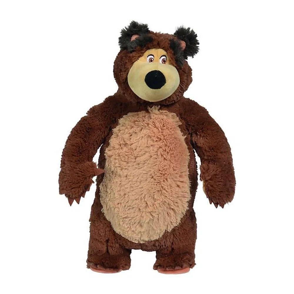 Jucarie de plus Simba Masha and the Bear, Bean Bag Bear 40 cm 0 luni + [2]