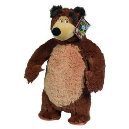 Jucarie de plus Simba Masha and the Bear, Bean Bag Bear 40 cm 0 luni + [1]