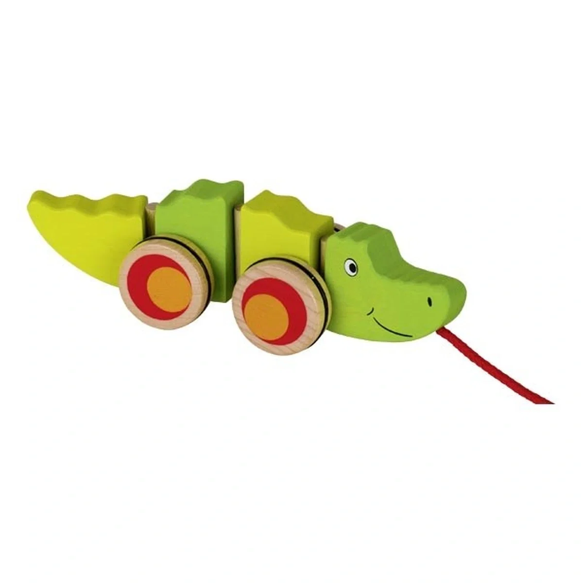 Jucarii de tras impins - Jucarie de tras Crocodilul Groki Goki