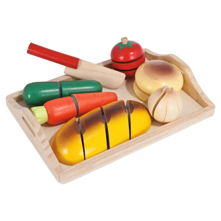 Jucarii din lemn - Jucarie din lemn Eichhorn Chopping Board 2 ani +