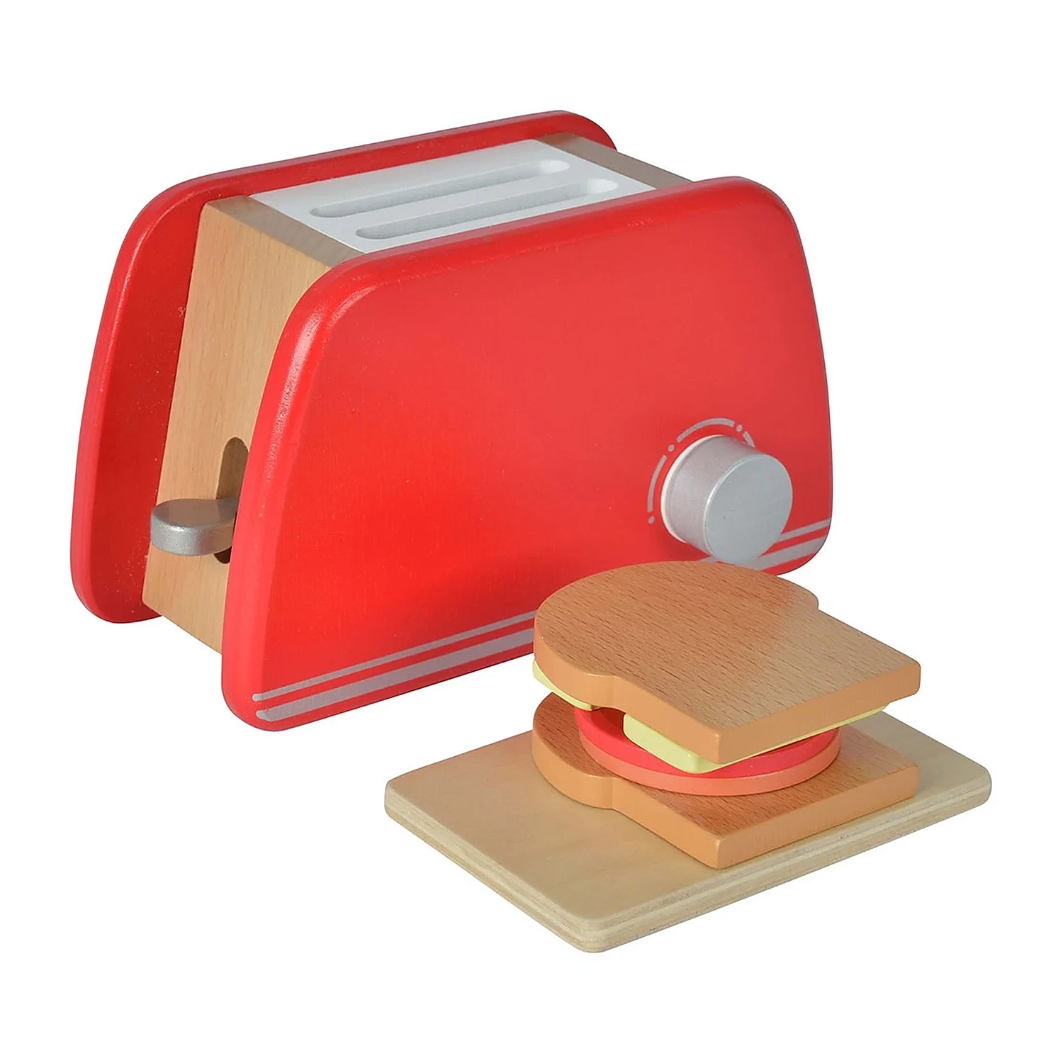 Bucatarii si supermarket - Jucarie din lemn Eichhorn Toaster 3 ani +