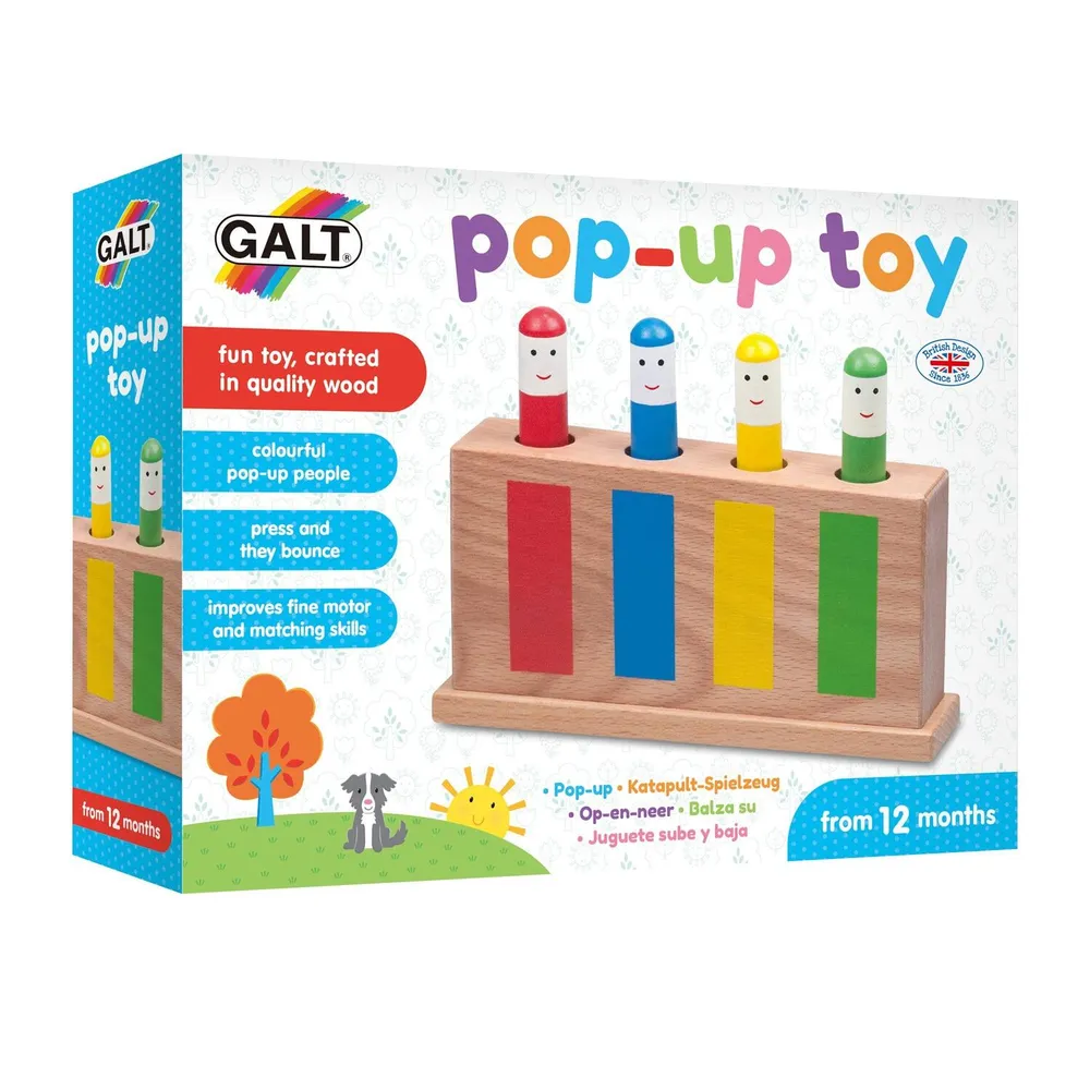 Jucarie din lemn Pop-Up Galt 1 an+ [6]