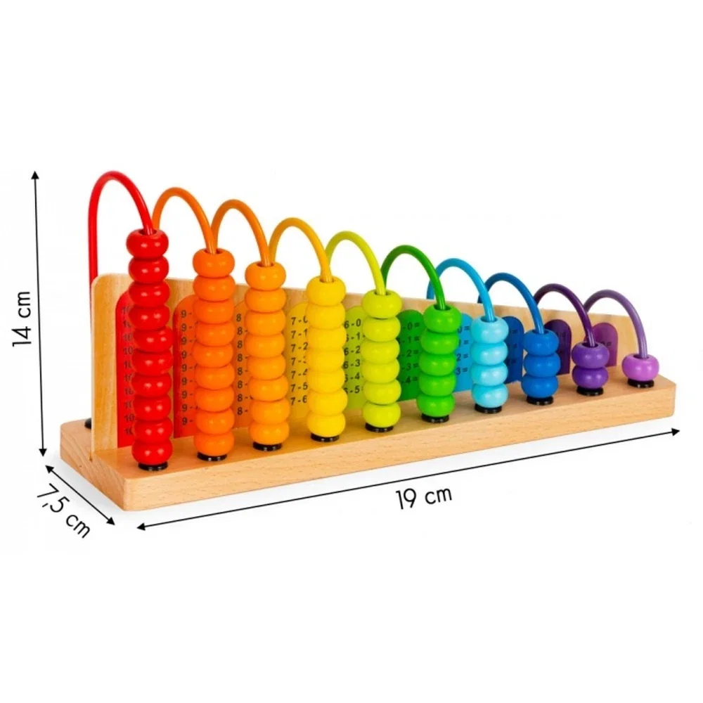 Jucarie educativa din lemn ABAC Ecotoys 3 ani+ [3]