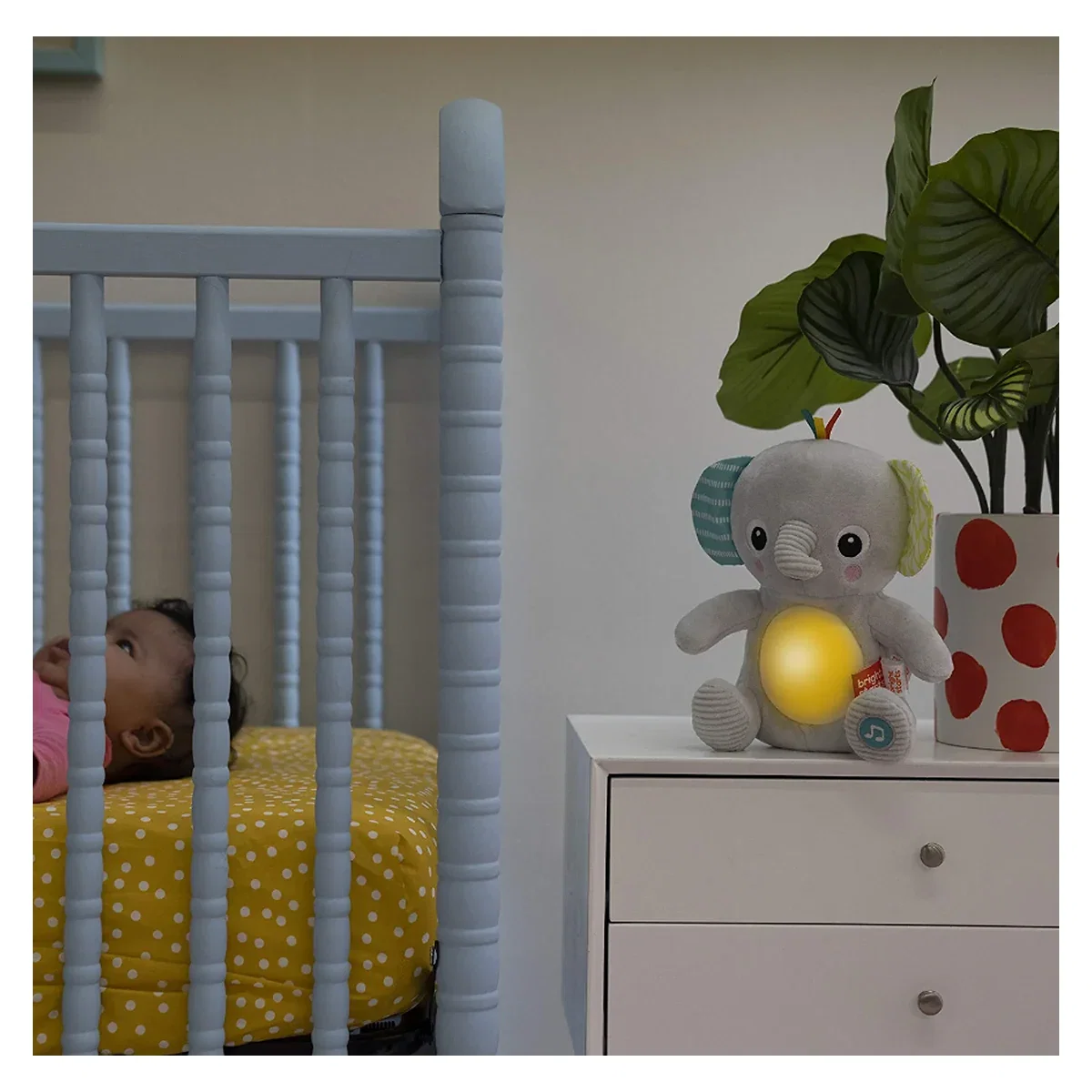 Jucarie interactiva Bright Starts, Hug a Bye Baby Elephant [10]