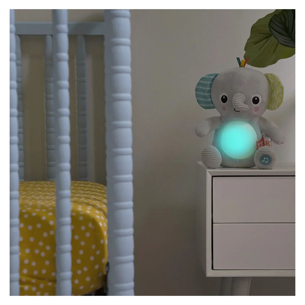 Jucarie interactiva Bright Starts, Hug a Bye Baby Elephant [9]
