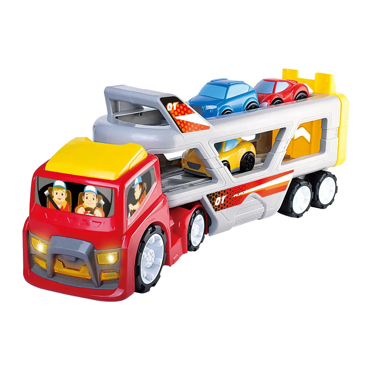 Masinute si camioane - Jucarie interactiva - Camion cu platforma auto Little Learner 12 luni+