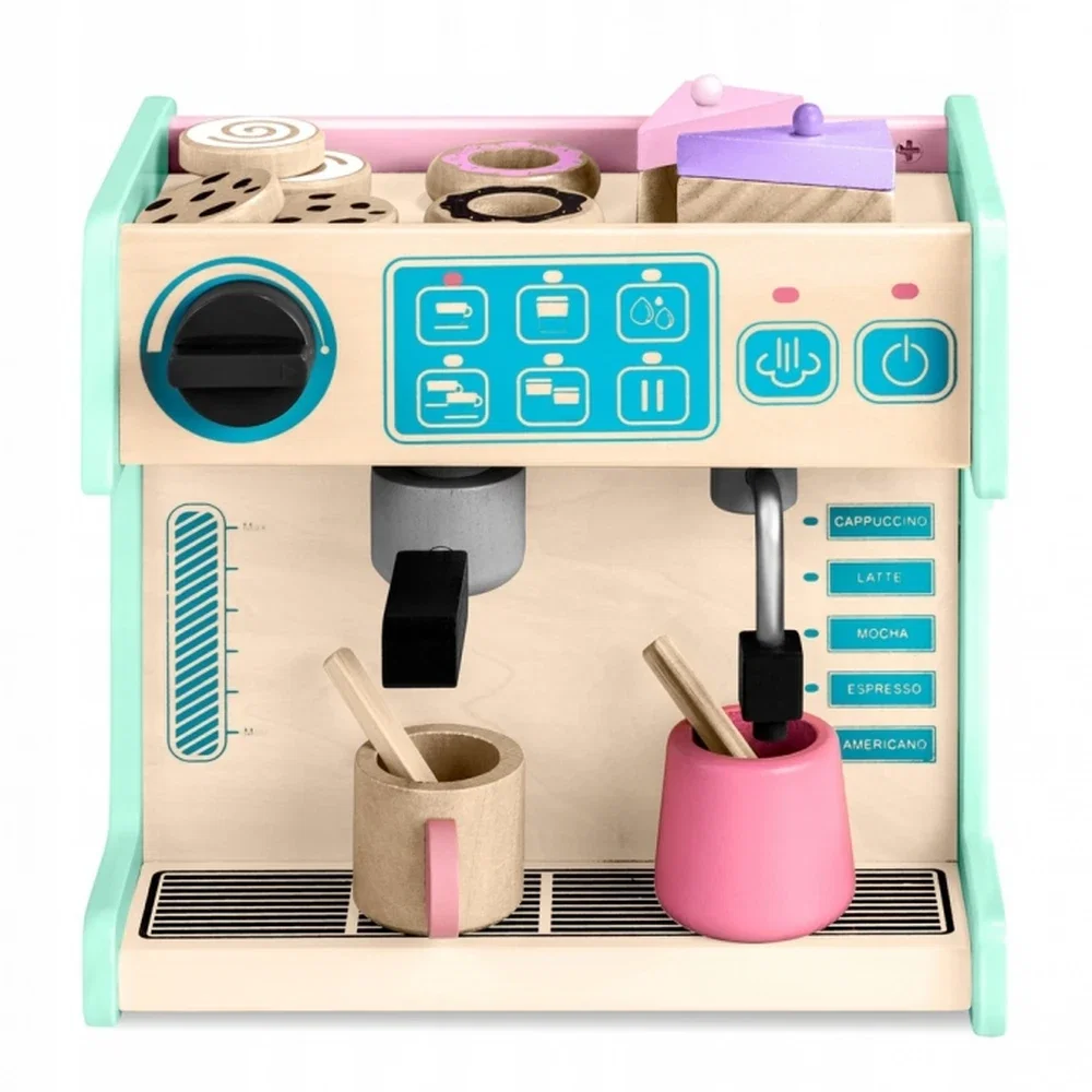 Jucarie interactiva din lemn, coffee shop, Ricokids - Mint 3 ani+ [1]