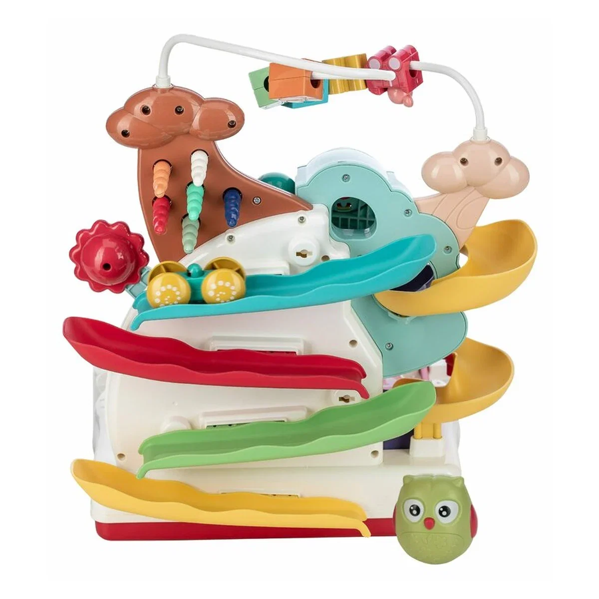 Jucarie interactiva, Free2Play, jocuri, pian sau xilofon, pista de masini, bile, 26x28x36 cm, 36 luni+, Multicolor [1]