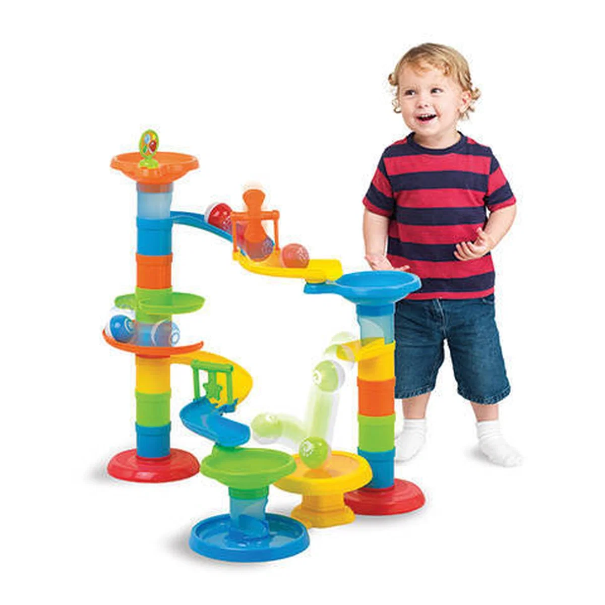 Jucarii interactive - Jucarie interactiva - Turnulet cu bilute (30 piese) Little Learner 12 luni+
