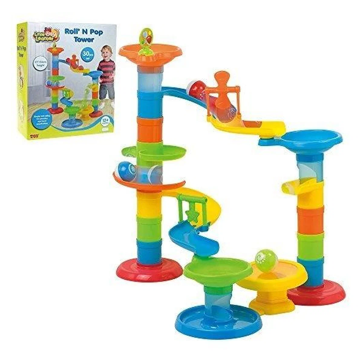 Jucarie interactiva - Turnulet cu bilute (30 piese) Little Learner 12 luni+ [3]