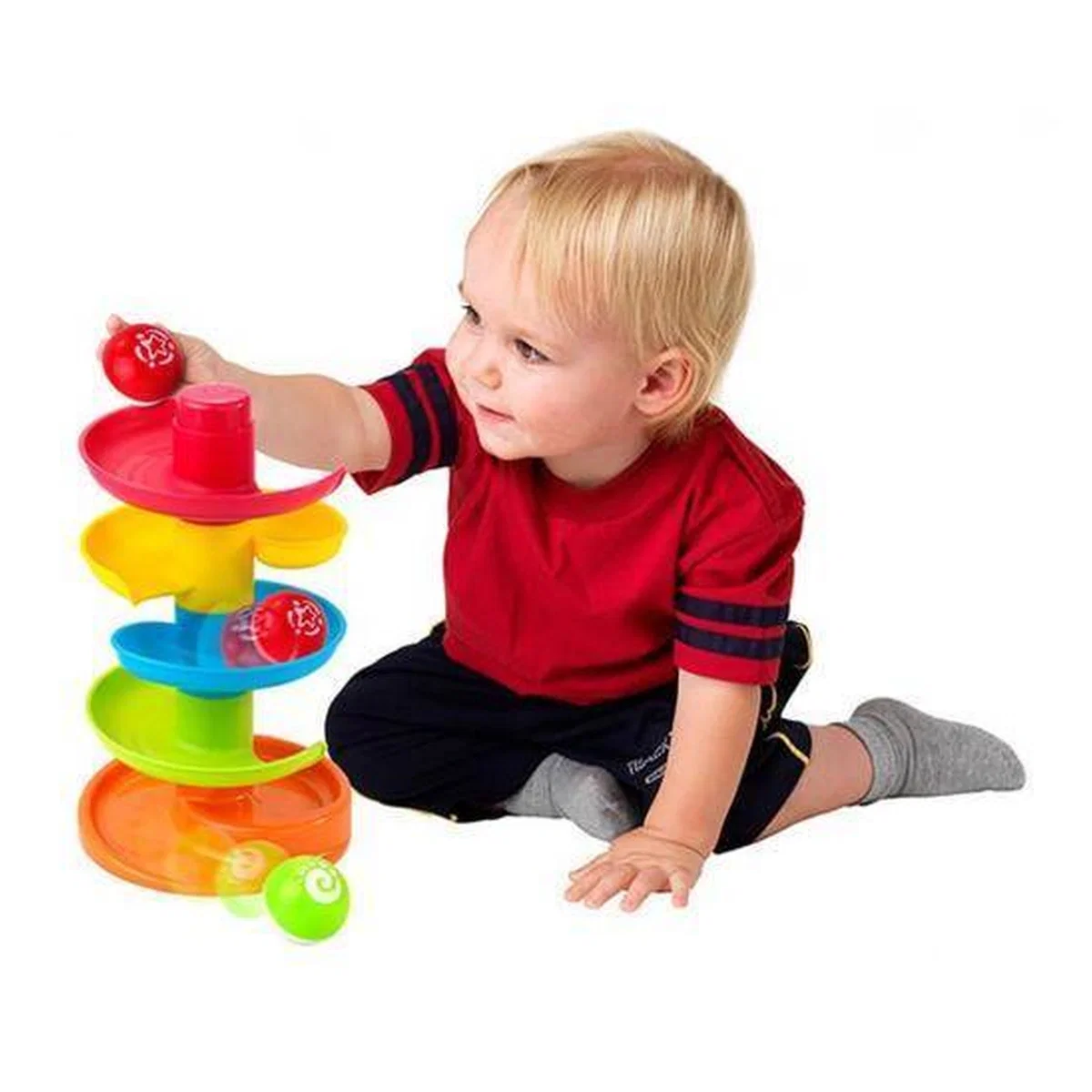Jucarie interactiva - Turnulet cu bilute junior Little Learner 12 luni+ [1]