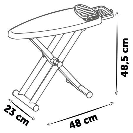 Masa si fier de calcat Tefal Ironing Board + Stream Iron, 9 accesorii Smoby 3 ani + [1]