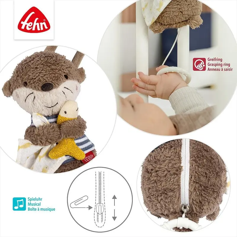 Jucarie muzicala mini - Otter Fehn 0 luni+ [3]