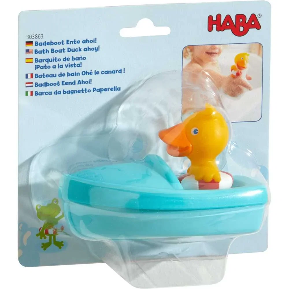 Jucarie pentru baie - Barcuta Sailor Duck! Ahoy! HABA 18 luni+ [2]