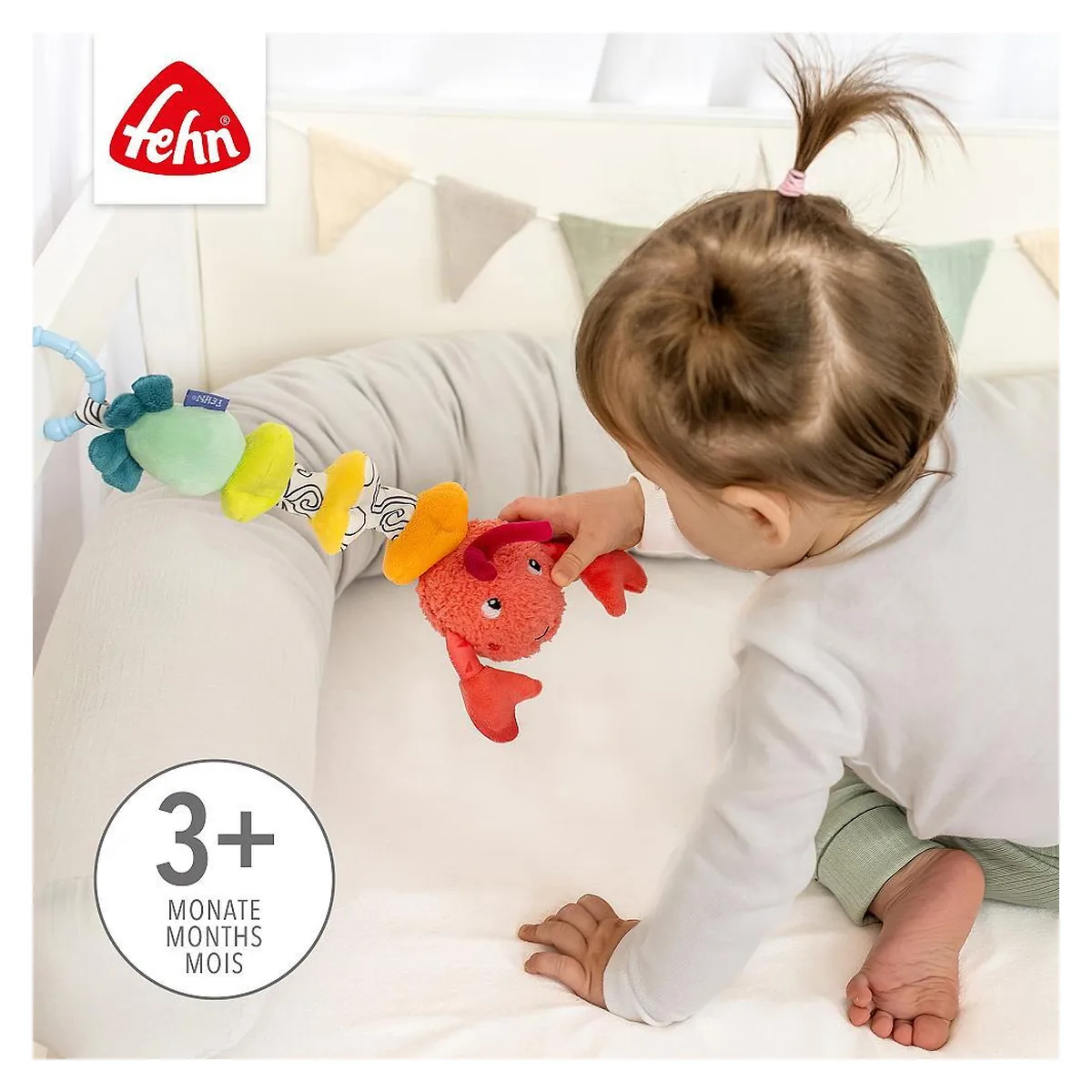 Jucarie pentru carucior cu vibratii - Racul vesel Fehn 3 luni+ [2]