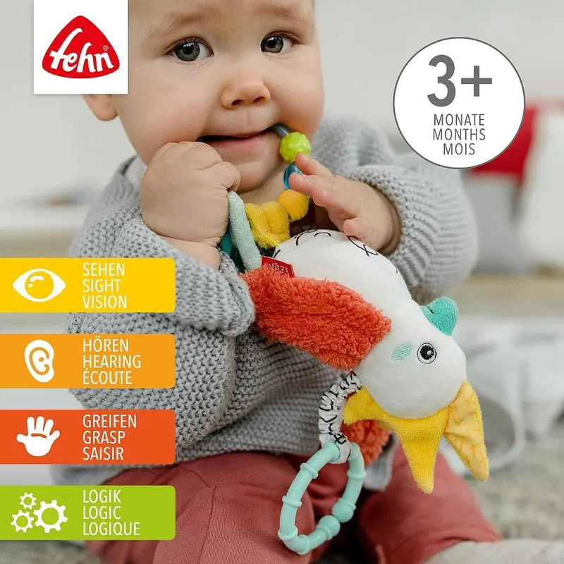 Jucarie pentru carucior Dobabydoo - Pasare cantatoare Fehn 3 luni+ [1]