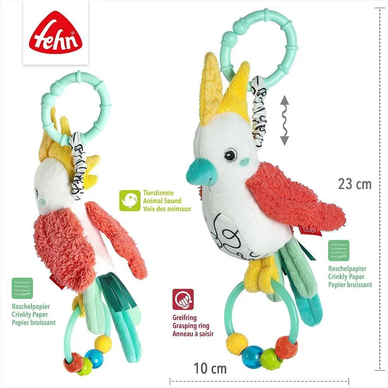 Jucarie pentru carucior Dobabydoo - Pasare cantatoare Fehn 3 luni+ [3]