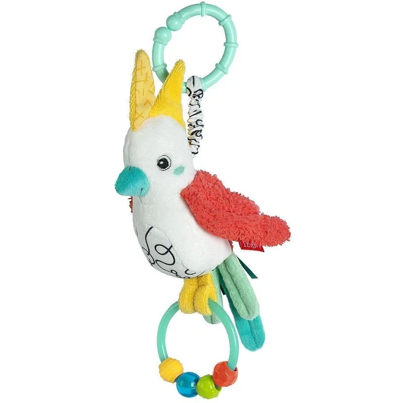 Jucarii interactive - Jucarie pentru carucior Dobabydoo - Pasare cantatoare Fehn 3 luni+