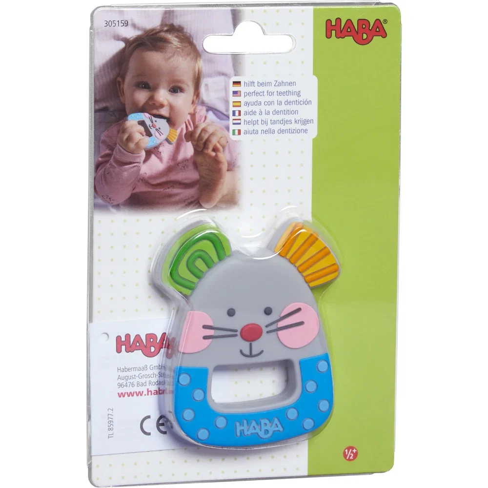 Jucarie pentru dintisori Soricel HABA 6 luni+ [2]